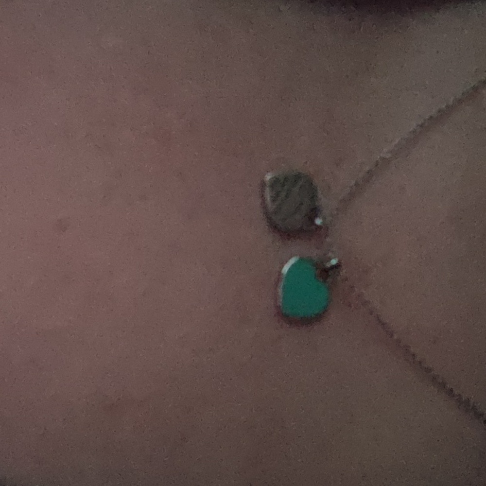 Tiffany & Co. Double Heart Tag Necklace